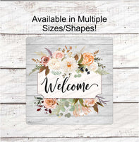 
              Rustic Roses Welcome Sign
            