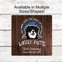 Wiggly Butts Treats Sign- Australian Shepherd