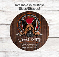 
              Wiggly Butts Treats Sign- German Shepherd
            