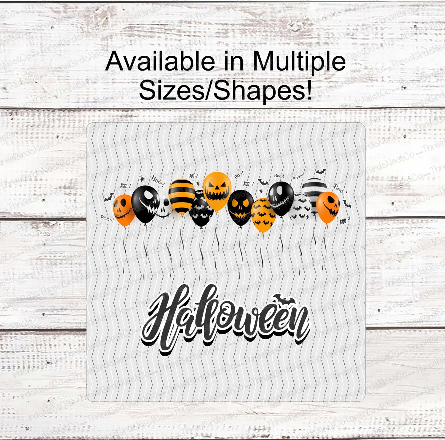 Halloween Balloons Sign