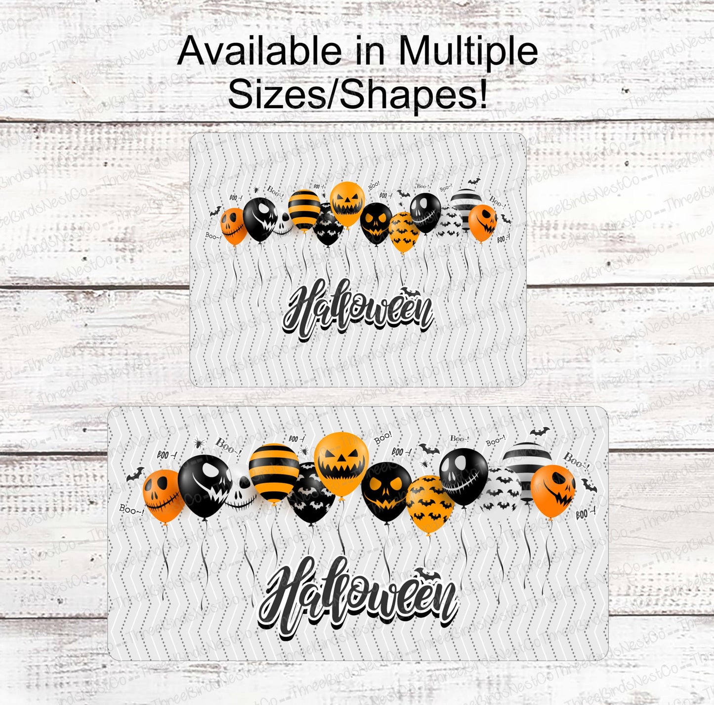 Halloween Balloons Sign