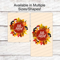 
              Hello Autumn Fall Things Frame Sign
            