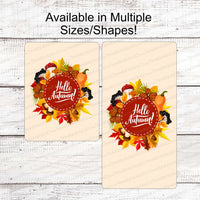 Hello Autumn Fall Things Frame Sign