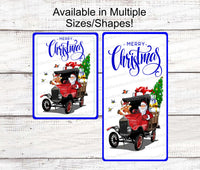 
              Christmas Truck Signs - Vintage Santa Sign - Red Truck Sign - Christmas Wreath Sign - Old Truck Sign - Vintage Christmas
            