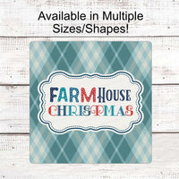 Farmhouse Christmas Signs - Christmas Wreath Sign - Farmhouse Holiday Sign - Farmhouse Sign - Farmhouse Decor