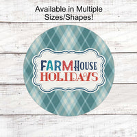 Farmhouse Christmas Signs - Christmas Wreath Sign - Farmhouse Holiday Sign - Farmhouse Sign - Farmhouse Decor