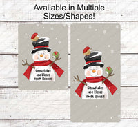 
              Christmas Wreath Signs - Winter Wreath Signs - Winter Wishes - Snowflake Kisses - Let it Snow Sign - Snowman Sign - Snowflake Sign
            