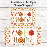 Christmas Wreath Signs - Christmas Home Sign - HoHoHo Sign - Home Wreath Sign - Christmas Ornaments - Christmas Ornament Signs