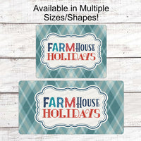 Farmhouse Christmas Signs - Christmas Wreath Sign - Farmhouse Holiday Sign - Farmhouse Sign - Farmhouse Decor