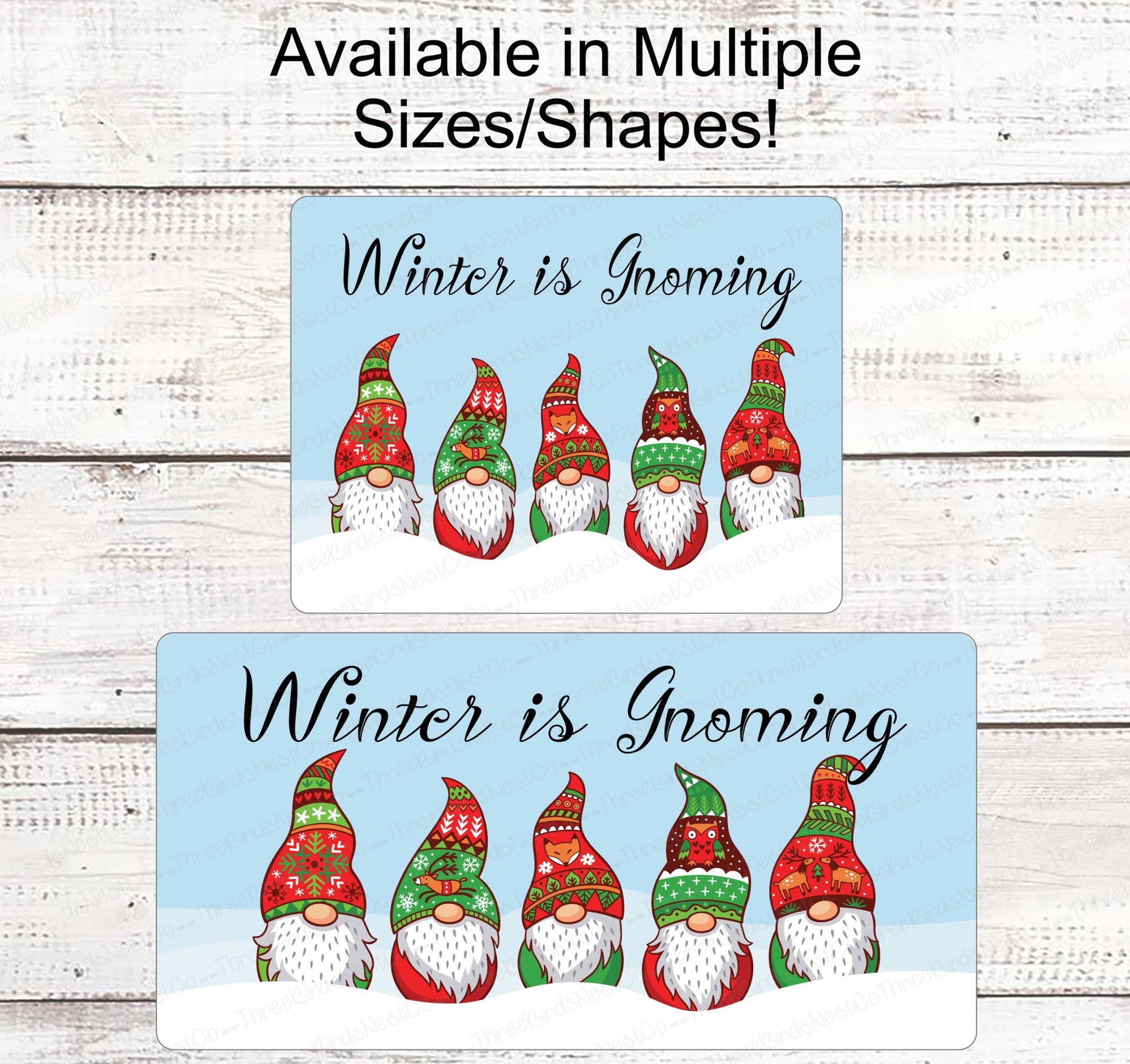 Gnome for the Holidays - Winter Gnome - Christmas Wreath Signs - Christmas Gnomes - Gnomes Signs - Christmas Sweaters