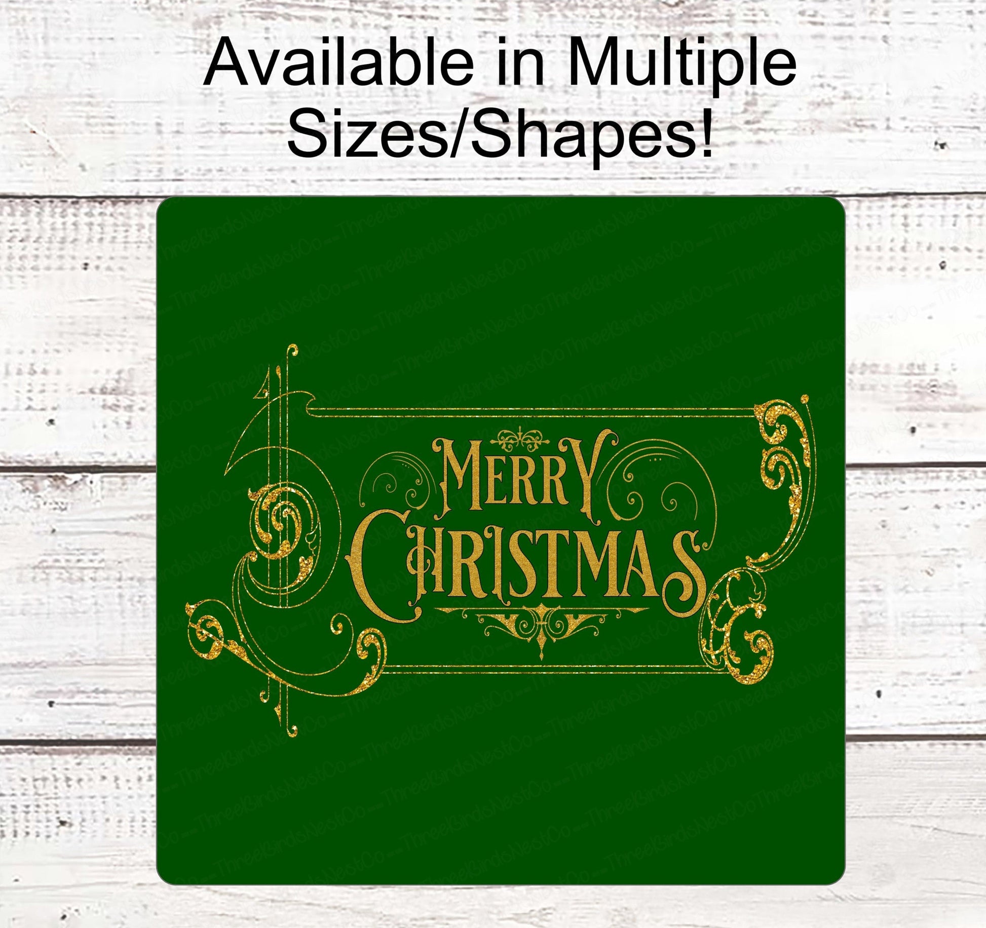 Christmas Wreath Signs - Vintage Merry Christmas - Vintage Christmas - Vintage Wreath Sign - Merry Christmas Sign- Your Choice of Colors!