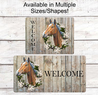 
              Farm Life Sign - Horse Sign - Horse Welcome Sign - Horse Wreath Signs - Farmhouse Wreath Sign - Farm Wreaths Signs
            
