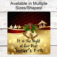 Christmas Wreath Signs - Santa Signs - Jesus Sign - Jesus is the Reason - Nativity Wreath Sign - Religious Sign - Christian Sign