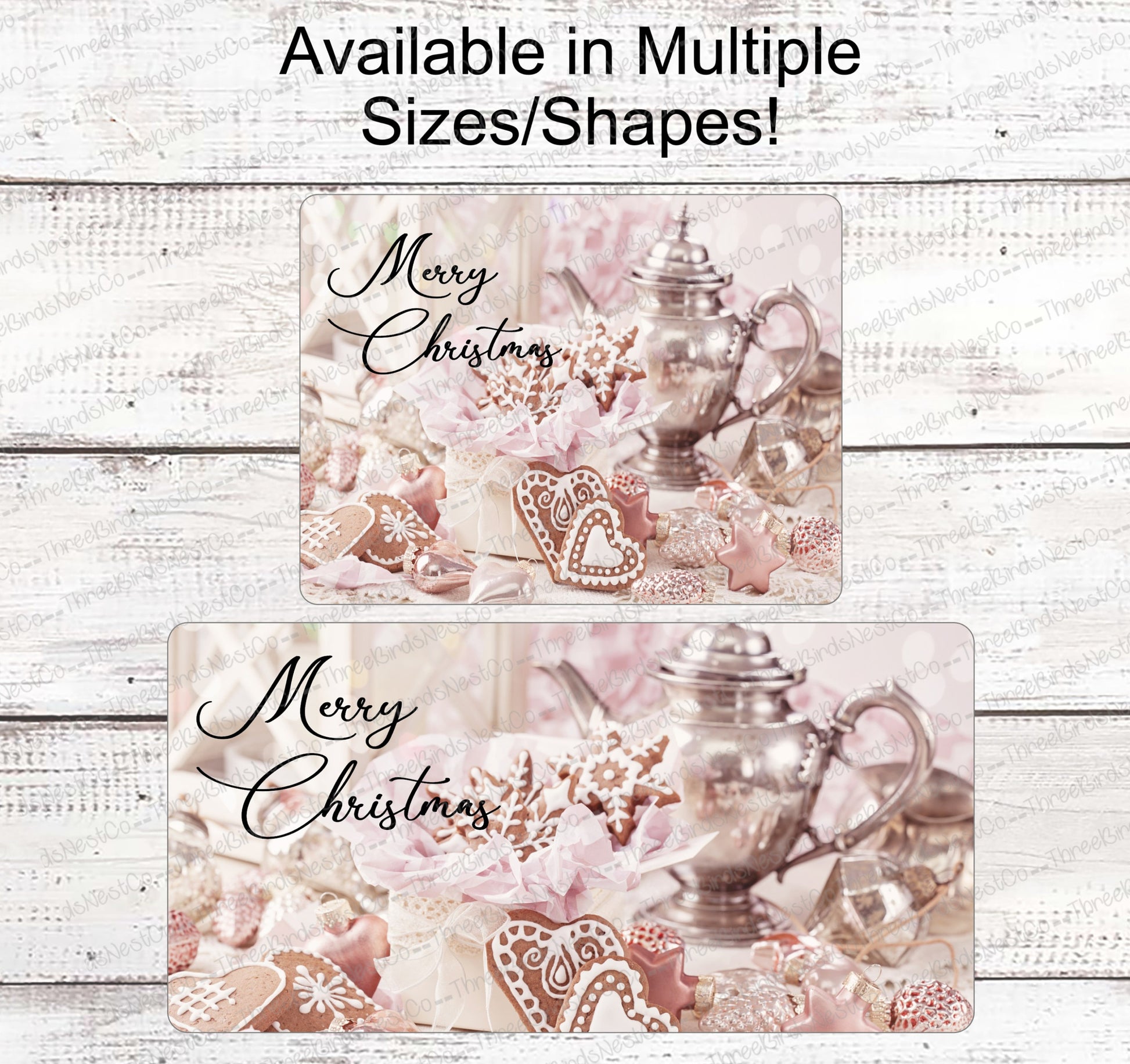 Christmas Wreath Signs - Christmas Cookies Sign - Pink Christmas Sign - Winter Blessings - Welcome Winter Signs - Christmas Welcome Sign