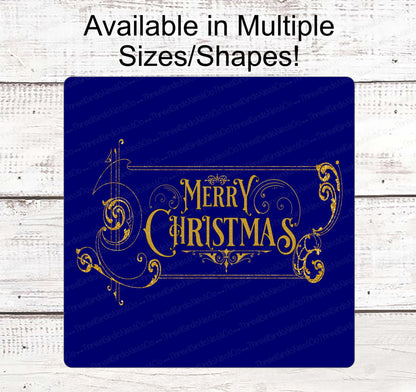 Christmas Wreath Signs - Vintage Merry Christmas - Vintage Christmas - Vintage Wreath Sign - Merry Christmas Sign- Your Choice of Colors!