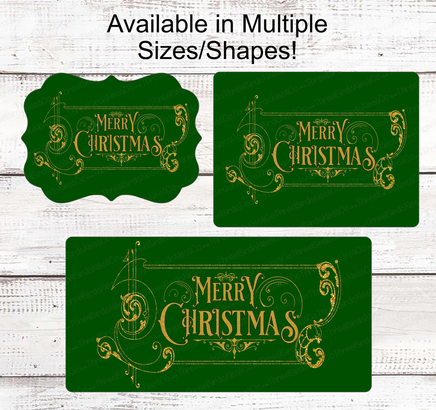 Christmas Wreath Signs - Vintage Merry Christmas - Vintage Christmas - Vintage Wreath Sign - Merry Christmas Sign- Your Choice of Colors!