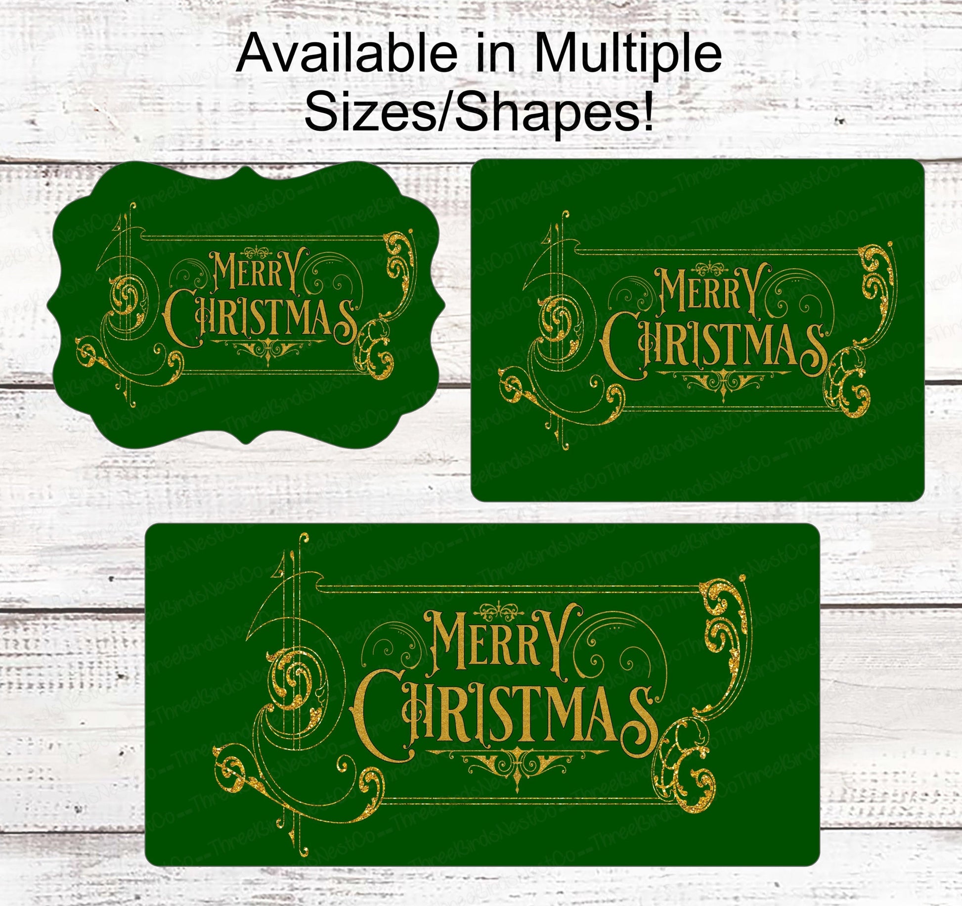 Christmas Wreath Signs - Vintage Merry Christmas - Vintage Christmas - Vintage Wreath Sign - Merry Christmas Sign- Your Choice of Colors!