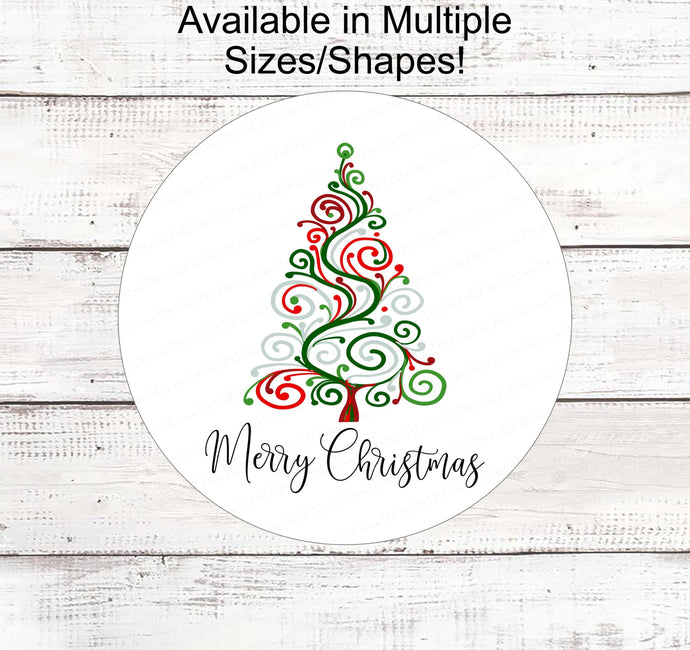 Merry Christmas Sign - Christmas Wreath Signs - Christmas Signs - Christmas Ornaments - Christmas Tree Sign