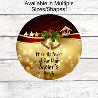 Christmas Wreath Signs - Santa Signs - Jesus Sign - Jesus is the Reason - Nativity Wreath Sign - Religious Sign - Christian Sign