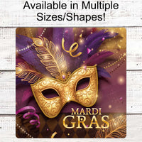 Mardi Gras Jester - Mardi Gras Wreath Sign - Mardi Gras Sign - Mardi Gras Mask Sign - Mardi Gras Decor