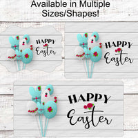 Easter Wreath Signs - Candy Sign - Easter Candy - Easter Bunny Sign - Chicken Sign - Easter Bunny Sign - Happy Easter Sign