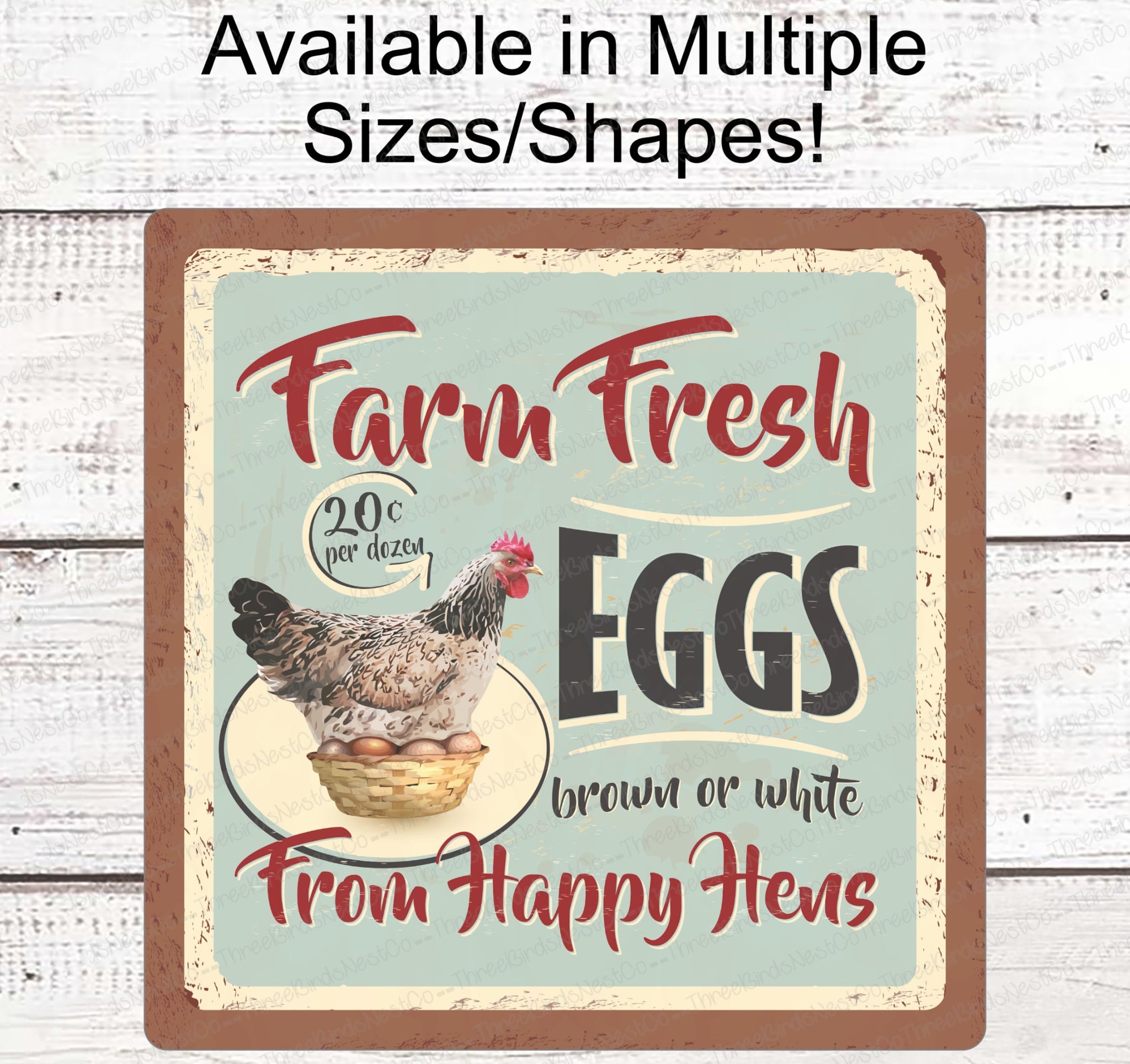 White Farmhouse Kitchen Towels Farm Fresh Eggs 