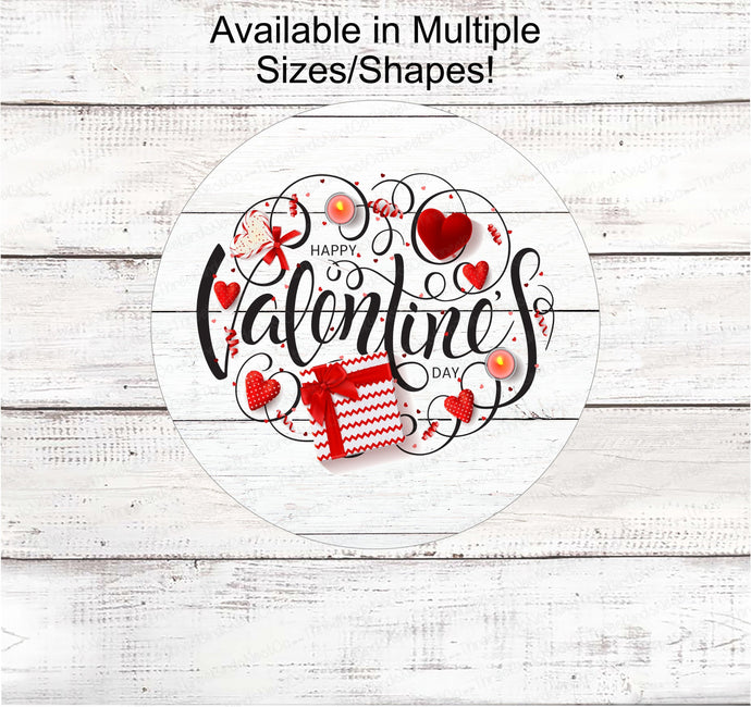 Valentines Day Sign - Valentines Wreath Sign - Valentines Candy - Lollypop Sign - Candy Sign - Happy Valentines Day - Heart Sign