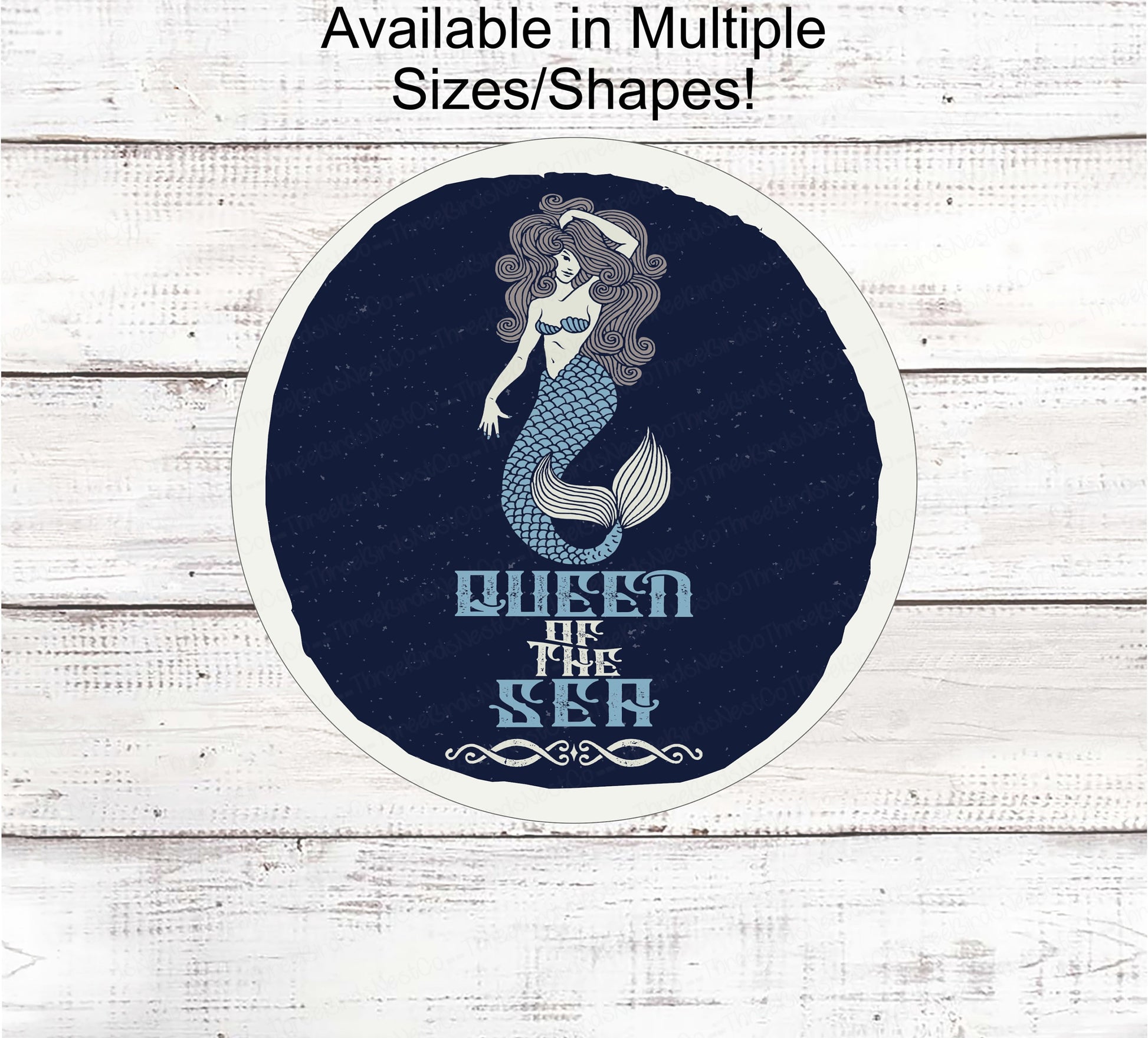 Vintage Beach Sign - Beach Wreath Sign - Mermaid Welcome Sign - Mermaid Wreath - Mermaid Sign - Beach Sign - Beach Wreath - Mermaid Decor
