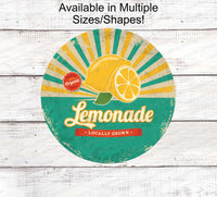 
              Vintage Farm Sign - Retro Kitchen Signs - Farm Fresh Lemonade - Lemonade Sign - Farmers Market Sign
            