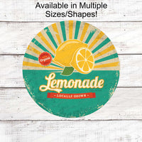 Vintage Farm Sign - Retro Kitchen Signs - Farm Fresh Lemonade - Lemonade Sign - Farmers Market Sign