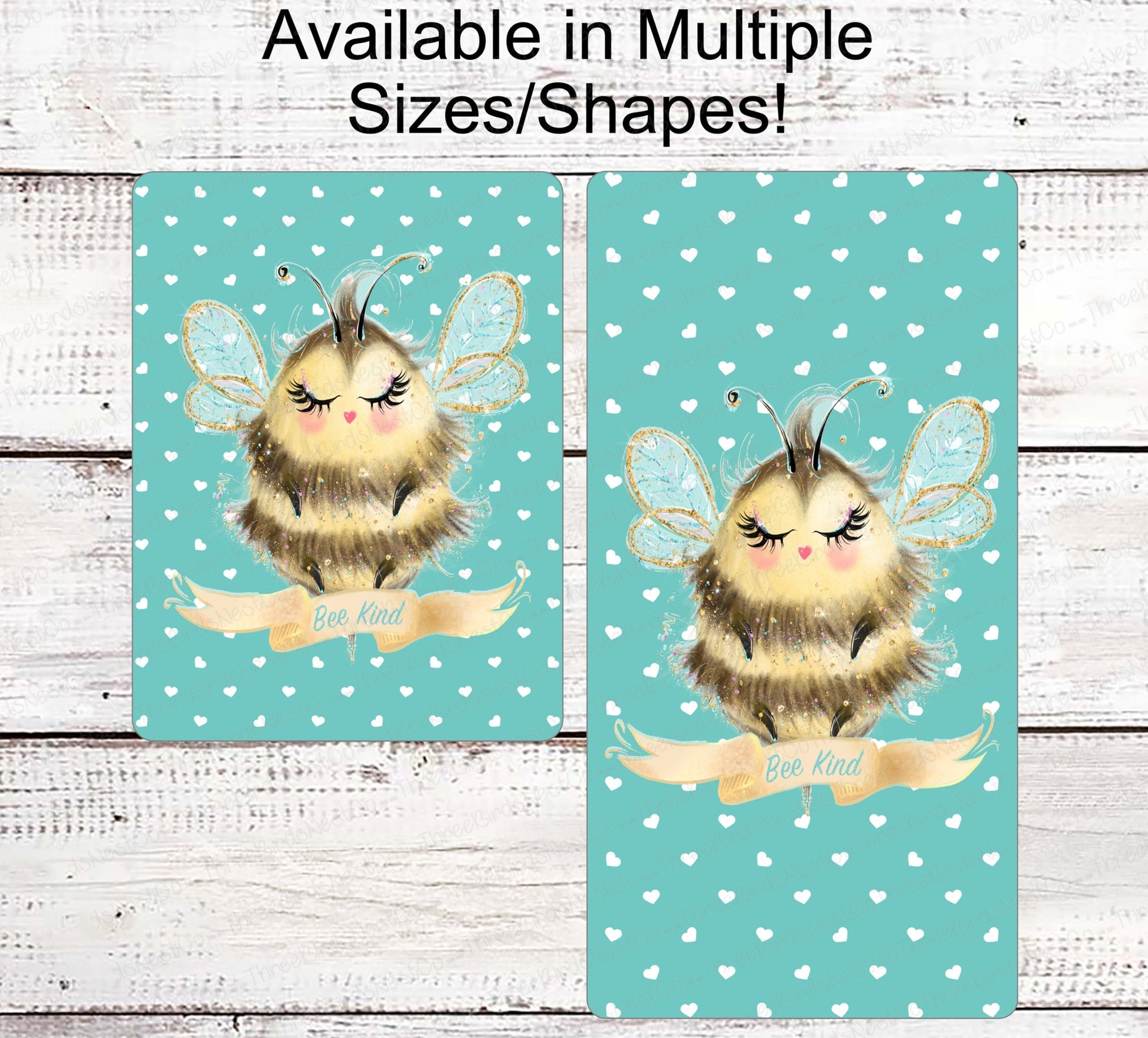 Bee Kind - Home Wreath Sign - Bee Wreath Signs - Bee Wreath - Spring Wreath Signs - Summer Wreath Signs - Bumble Bee Wreath Signs