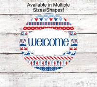 
              Beach Wreath Sign - Welcome Wreath Sign - Starfish Sign - Beach Welcome Sign - Seahorse Sign - Whale Sign - Sailboat Sign - Nautical Welcome
            