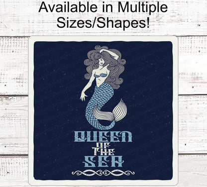 Vintage Beach Sign - Beach Wreath Sign - Mermaid Welcome Sign - Mermaid Wreath - Mermaid Sign - Beach Sign - Beach Wreath - Mermaid Decor