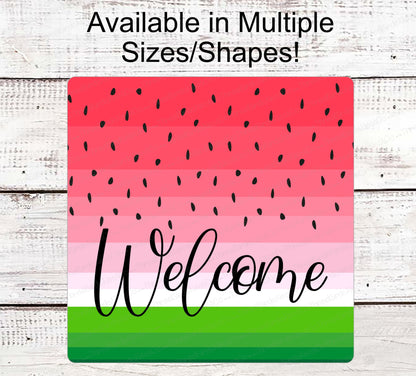 Watermelon Wreath Sign - Picnic Sign - Watermelon Sign - Welcome Wreath Sign - Summer Wreath Sign - Sweet Summertime - Watermelon Welcome