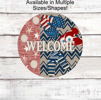 
              Patriotic Wreath Sign - Patriotic Sign - Flip Flops Sign - Starfish Sign - Sand Dollar Sign - Beach Welcome Sign
            