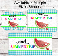 
              Sweet Summertime - Watermelon Wreath Sign - Summer Wreath Sign - Welcome Wreath Sign - Watermelon Welcome - Summer Welcome Sign
            