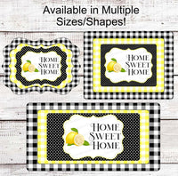 
              Lemon Sign - Home Sweet Home Sign - Welcome Wreath Sign - Farmhouse Sign - Farmers Market Wreath
            