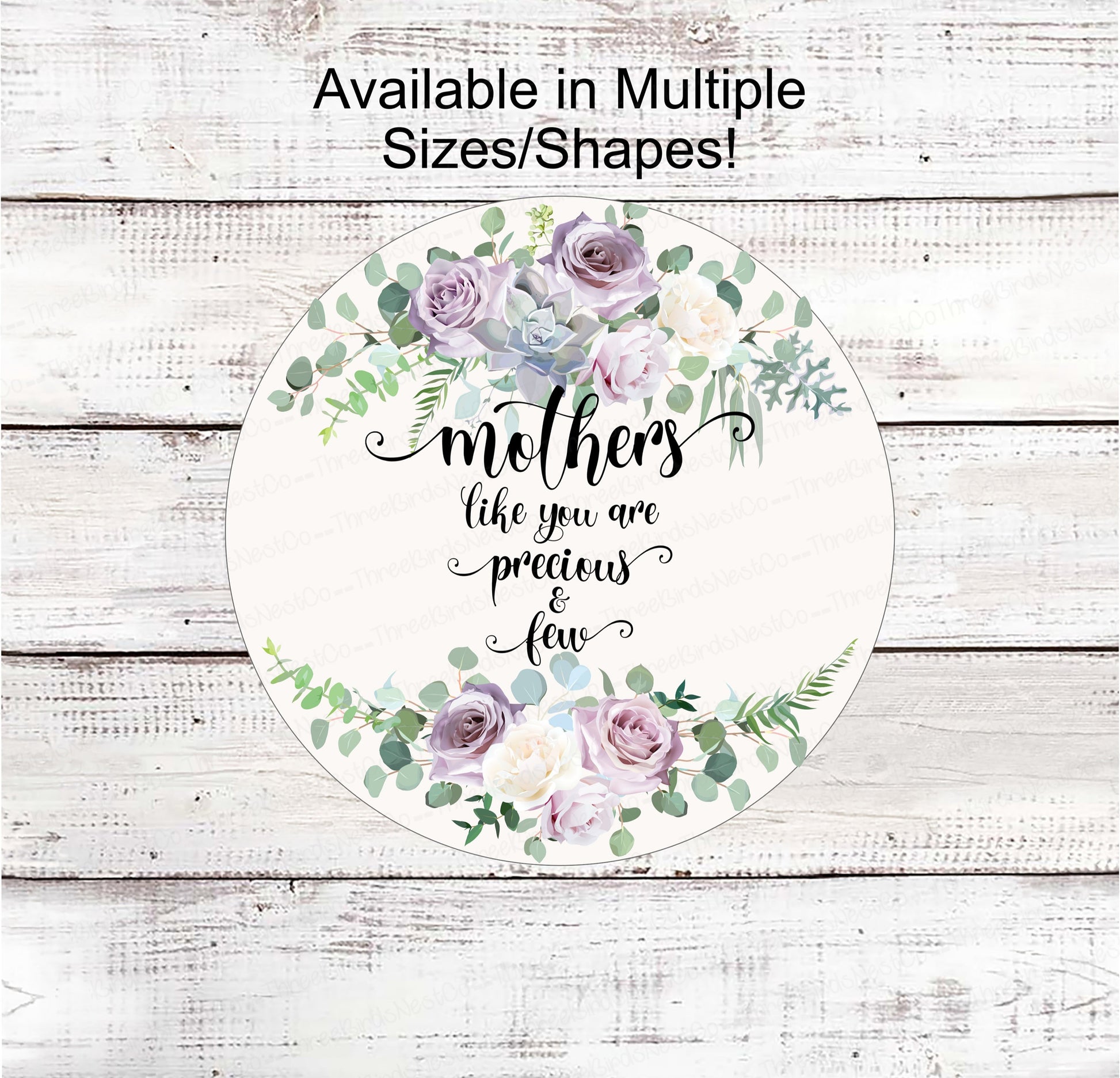 Mothers Day Wreath Sign - Mothers Day Wreath - Mothers Day Sign - Spring Wreath - Mom Wreath Sign - Mothers Like You are Precious and Few