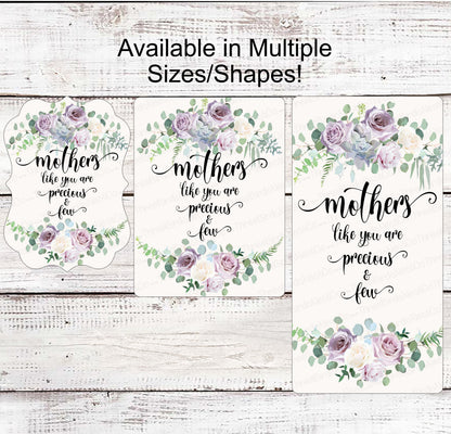 Mothers Day Wreath Sign - Mothers Day Wreath - Mothers Day Sign - Spring Wreath - Mom Wreath Sign - Mothers Like You are Precious and Few