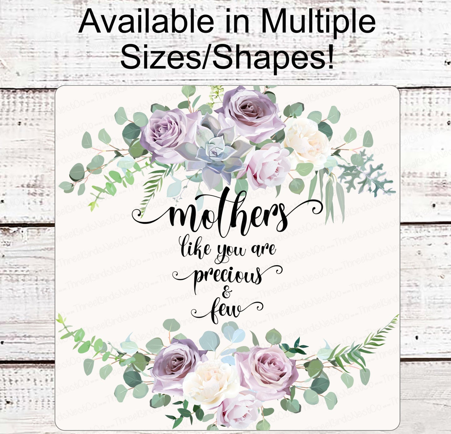 Mothers Day Wreath Sign - Mothers Day Wreath - Mothers Day Sign - Spring Wreath - Mom Wreath Sign - Mothers Like You are Precious and Few