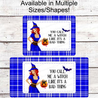 Halloween Signs - Witch Sign - Halloween Witch - Halloween Wreath - Halloween Wreath Attachments - Wicked Witch - Black Cat Sign