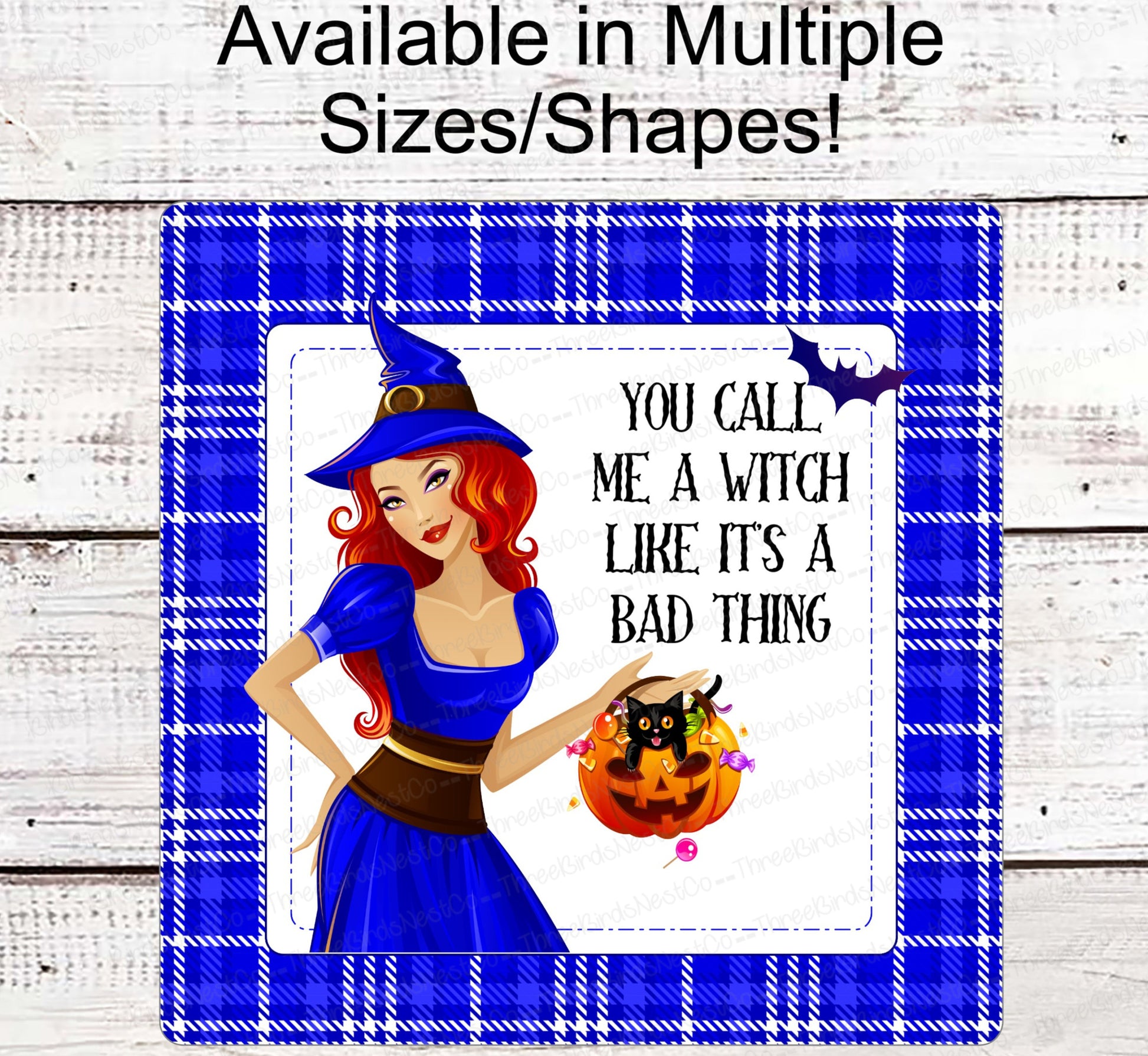Halloween Signs - Witch Sign - Halloween Witch - Halloween Wreath - Halloween Wreath Attachments - Wicked Witch - Black Cat Sign