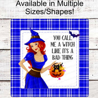 Halloween Signs - Witch Sign - Halloween Witch - Halloween Wreath - Halloween Wreath Attachments - Wicked Witch - Black Cat Sign