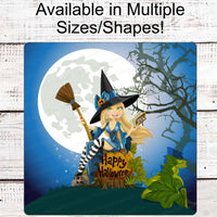 Halloween Signs - Witch Sign - Halloween Witch- Halloween Wreath - Halloween Wreath Attachments - Halloween Decor - Cute Halloween Decor
