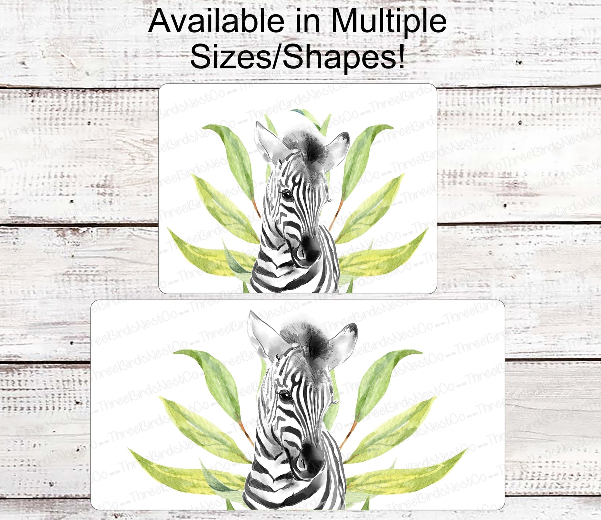 Zebra Sign - Jungle Animals - Safari Sign