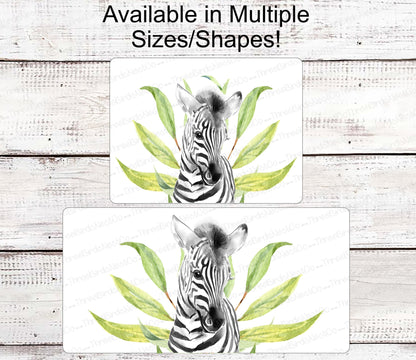 Zebra Sign - Jungle Animals - Safari Sign