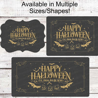 Halloween Signs - Halloween Bats - Halloween Wreath - Vintage Halloween - Jack O Lantern Sign - Halloween Wreath Attachments