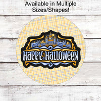 Happy Halloween Sign - Halloween Word Art - Pastel Halloween