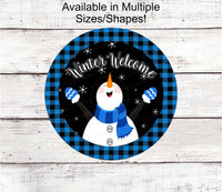 
              Snowman Sign - Snowman Welcome Sign - Welcome Wreath Sign - Welcome Winter Sign - Winter Welcome Sign - Welcome Wreath Signs
            