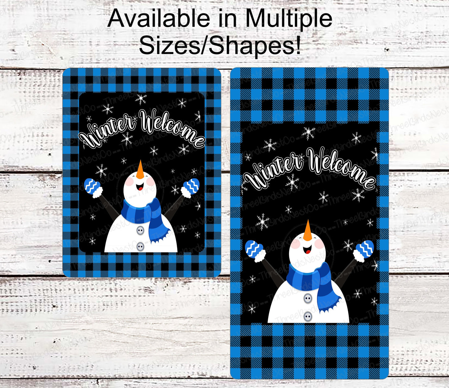Snowman Sign - Snowman Welcome Sign - Welcome Wreath Sign - Welcome Winter Sign - Winter Welcome Sign - Welcome Wreath Signs